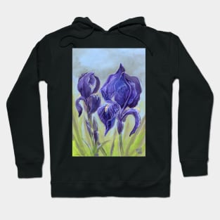 Bearded Irises Hoodie